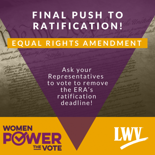 ERA Ratification Social Graphic Final Push for ERA Ratification