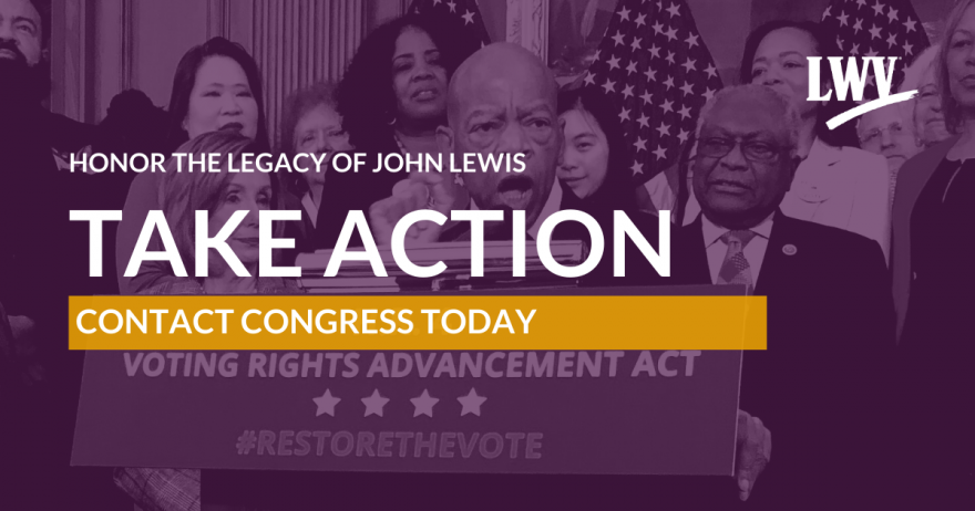 Honor the legacy of John Lewis. Contact Congress today.