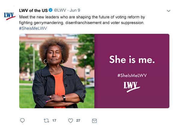 She Is Me Twitter Post Mockup