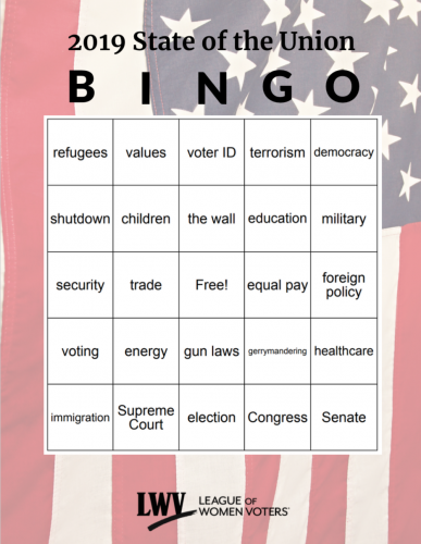 SOTU bingo