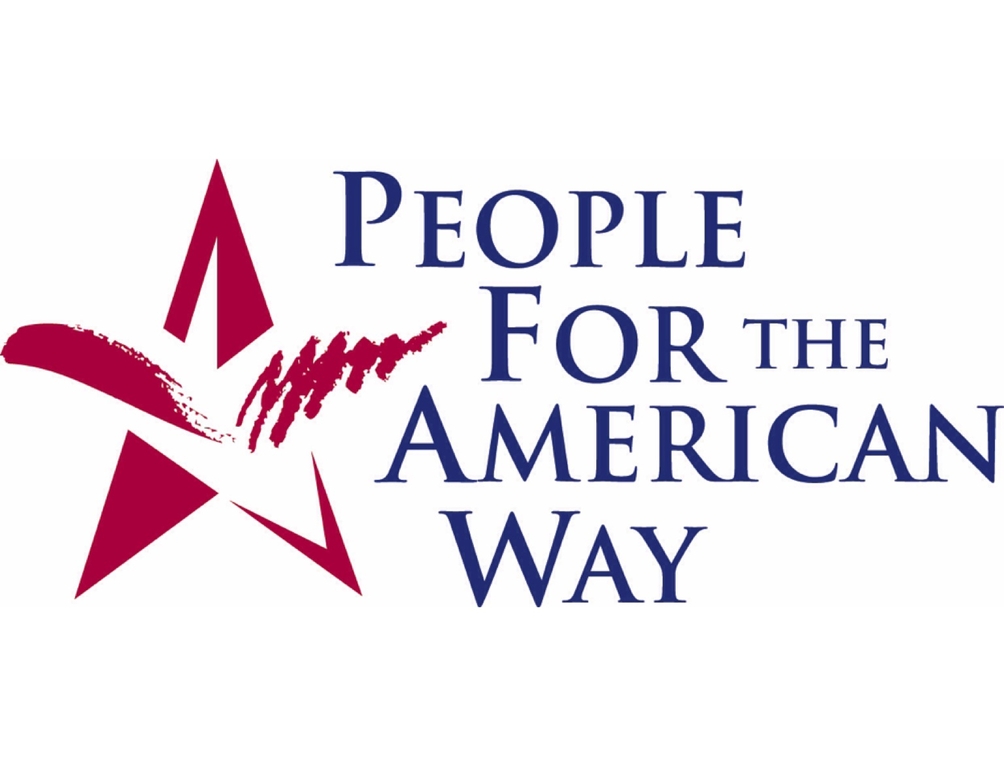A star next to the words "People For the American Way"
