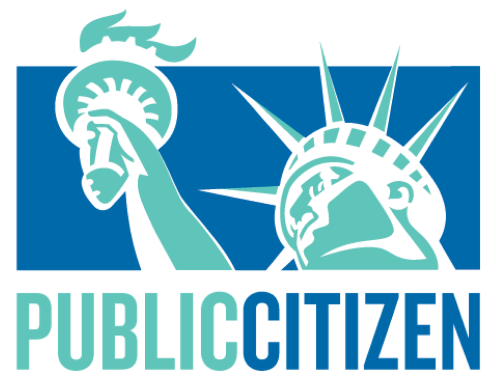Logo for Public Citizen showing the Statue of Liberty above the organization name