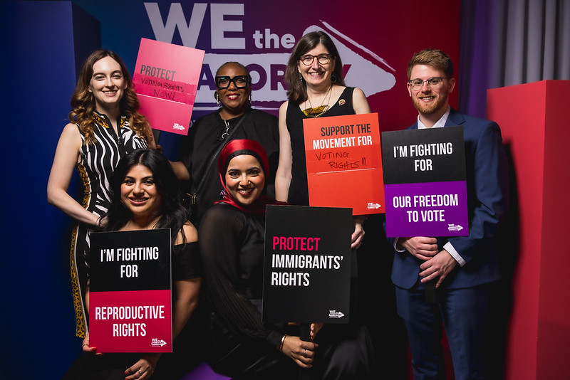 LWV staff at a leadership conference gala