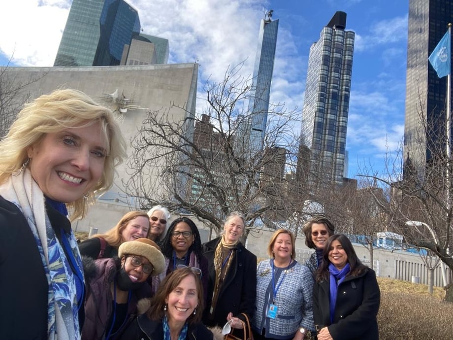 Members of the LWV UN Observers at the Commission on the Status of Women in 2023