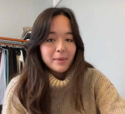 Screenshot of Shanna Yeh from TikTok