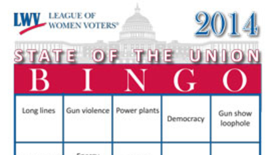 Let’s Get a State of the Union BINGO for League Policy Priorities!