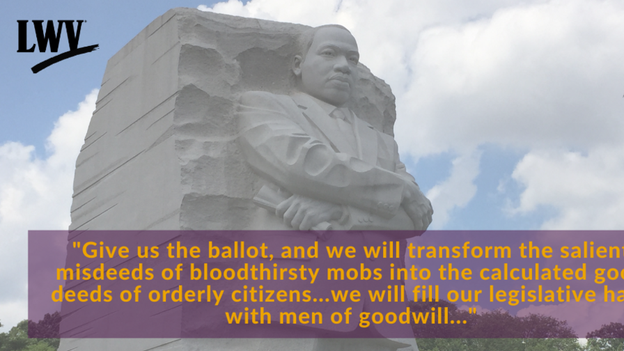 Give us the ballot, and we will transform the salient misdeeds of bloodthirsty mobs into the calculated good deeds of orderly citizens