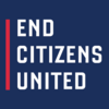 Logo for End Citizens United on a navy background